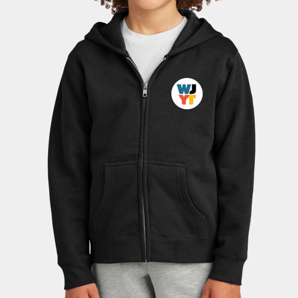 WJYT - Youth V.I.T. Fleece Full Zip Hoodie Thumbnail